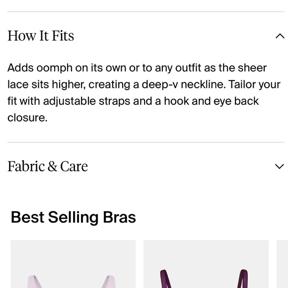 Knix women’s Deep V lace bralette size XXL burgundy red NWT! - Picture 6 of 13